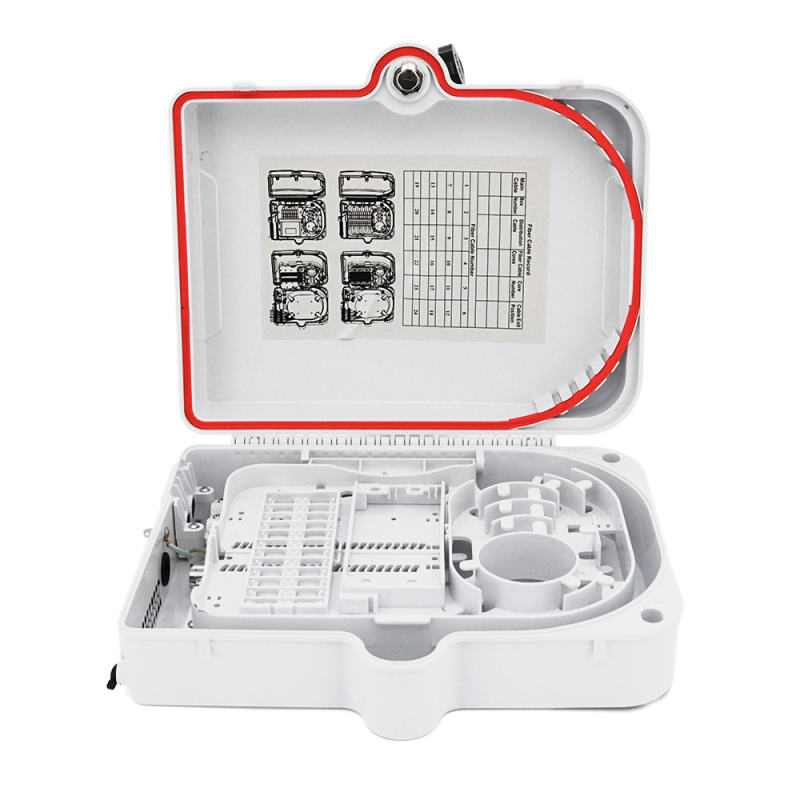 Муфта оптична Merlion ML-OP-F211-SC, 24 SC simplex adaptor, матеріал ABS