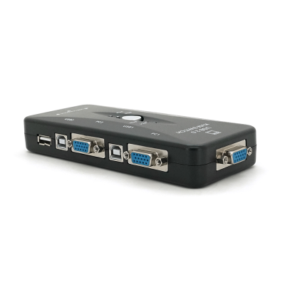 4-портовий KVM свіч, VGA, USB 4-портовий KVM свіч, VGA, USB