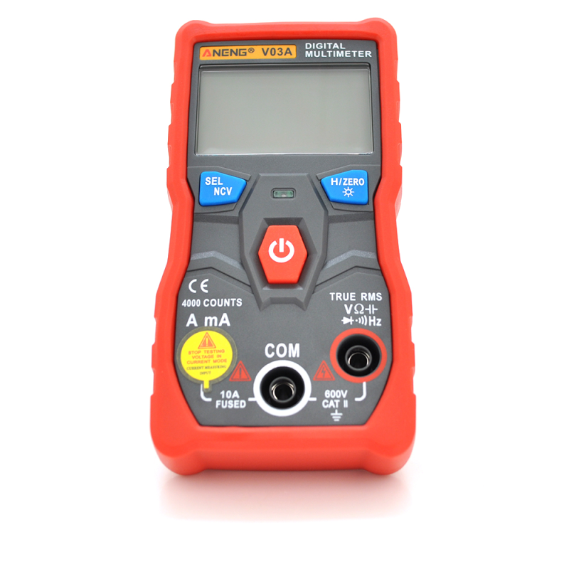 Мультиметр ANENG AN-V03A, вимірювання: V, A, C, F