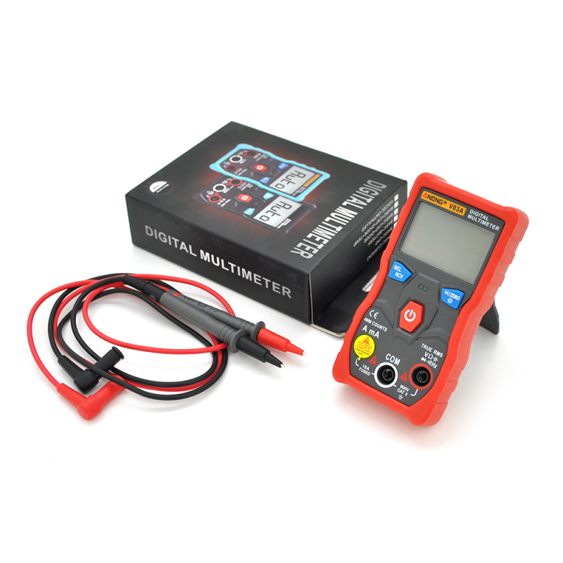 Мультиметр ANENG AN-V03A, вимірювання: V, A, C, F