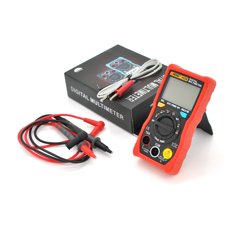 Мультиметр ANENG AN-V02B, вимірювання: V, A, R, з ємнісним діодом