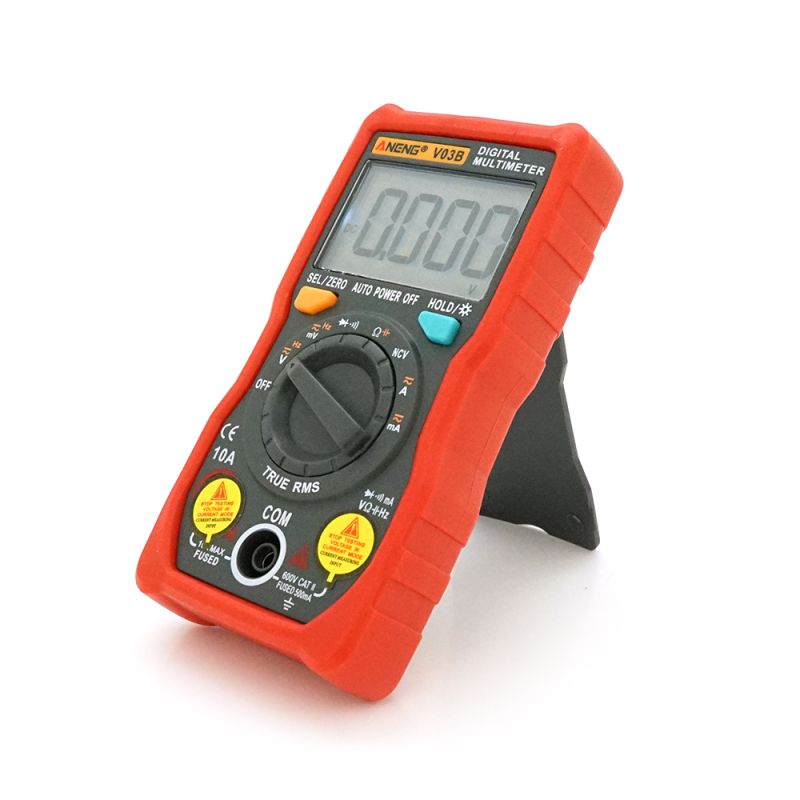 Мультиметр ANENG AN-V03B, вимірювання: V, A, R, F, з ємнісним діодом