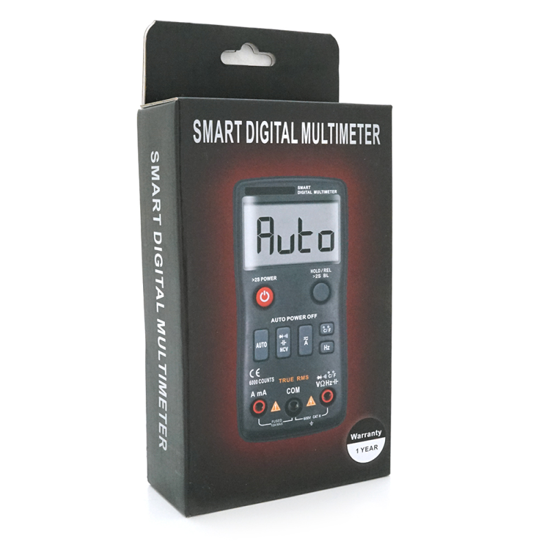 Мультиметр ANENG AN113B, вимірювання: V, A, R, C, T, F