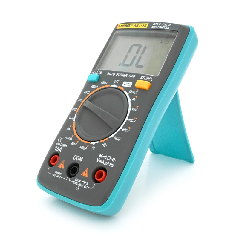 Мультиметр ANENG AN113E, вимірювання: V, A, R, C, F