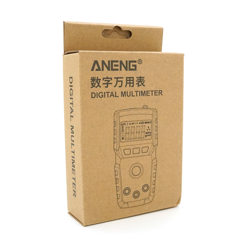 Мультиметр ANENG M108, вимірювання: V, A, R, C, T, F
