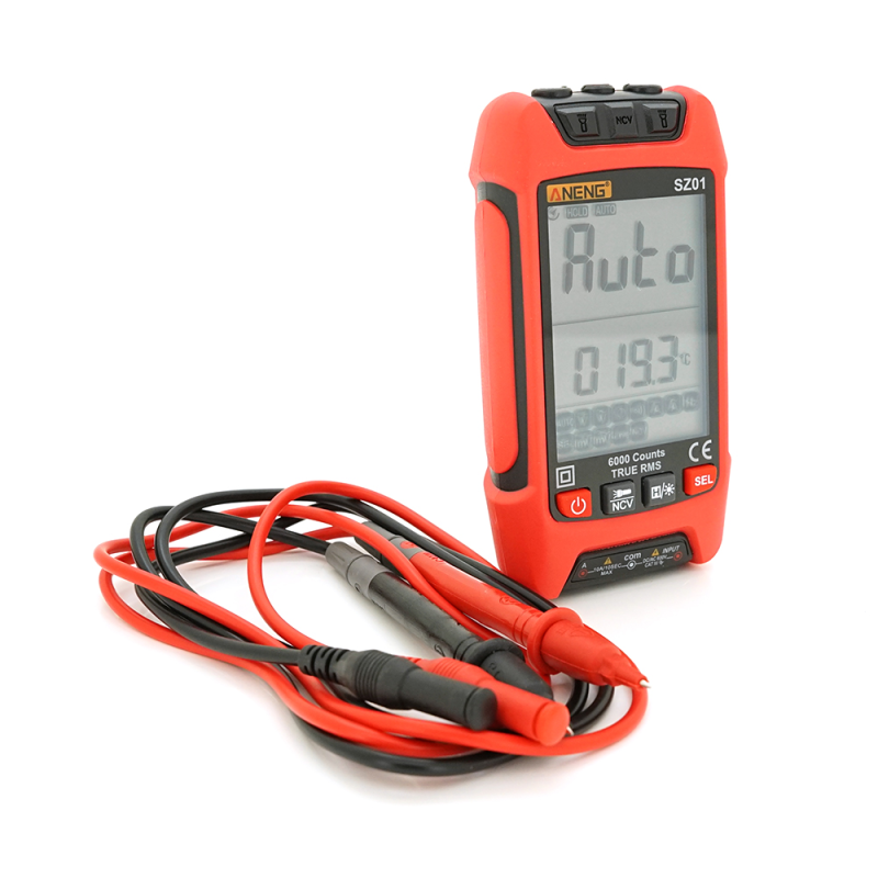 Мультиметр ANENG AN-SZ01, вимірювання: V, A, R, F