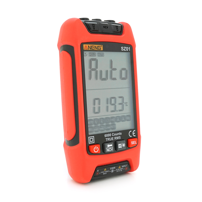 Мультиметр ANENG AN-SZ01, вимірювання: V, A, R, F