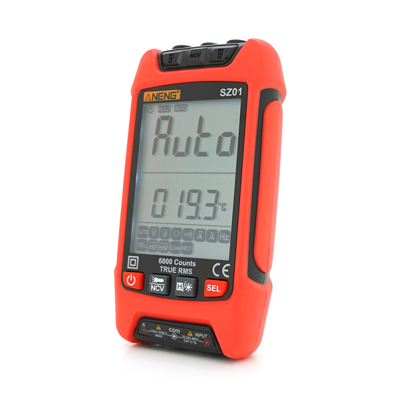 Мультиметр ANENG AN-SZ01, вимірювання: V, A, R, F