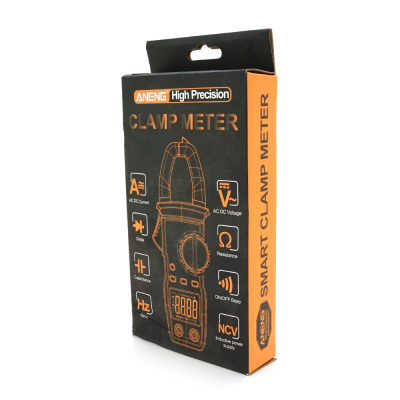 Токові кліщі ANENG ST183 Вимірювання: V (AC/DC), A (AC), Ω, C, Hz (True RMS). Функції: Data Hold, Min/Max, продзвонювання, NCV. Токові кліщі ANENG ST183 Вимірювання: V (AC/DC), A (AC), Ω, C, Hz (True RMS). Функції: Data Hold, Min/Max, продзвонювання, NCV.
