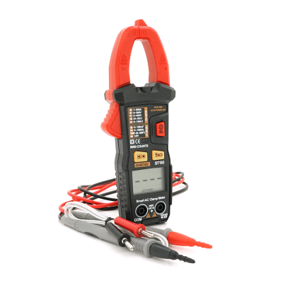 Токові кліщі ANENG ST193 (STOP PRODACT) Вимірювання: V (AC/DC), Ω, C, Hz (NCV). Функції: Auto Range, Data Hold, продзвонювання.