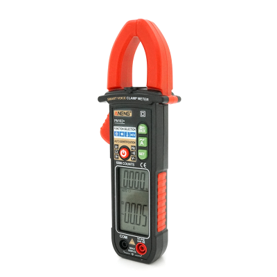 Токові кліщі ANENG PN102 Вимірювання: V (AC/DC), A (AC), Ω, C, Hz (NCV). Функції: Data Hold, продзвонювання, тест діодів, підсвічування. Токові кліщі ANENG PN102 Вимірювання: V (AC/DC), A (AC), Ω, C, Hz (NCV). Функції: Data Hold, продзвонювання, тест діодів, підсвічування.