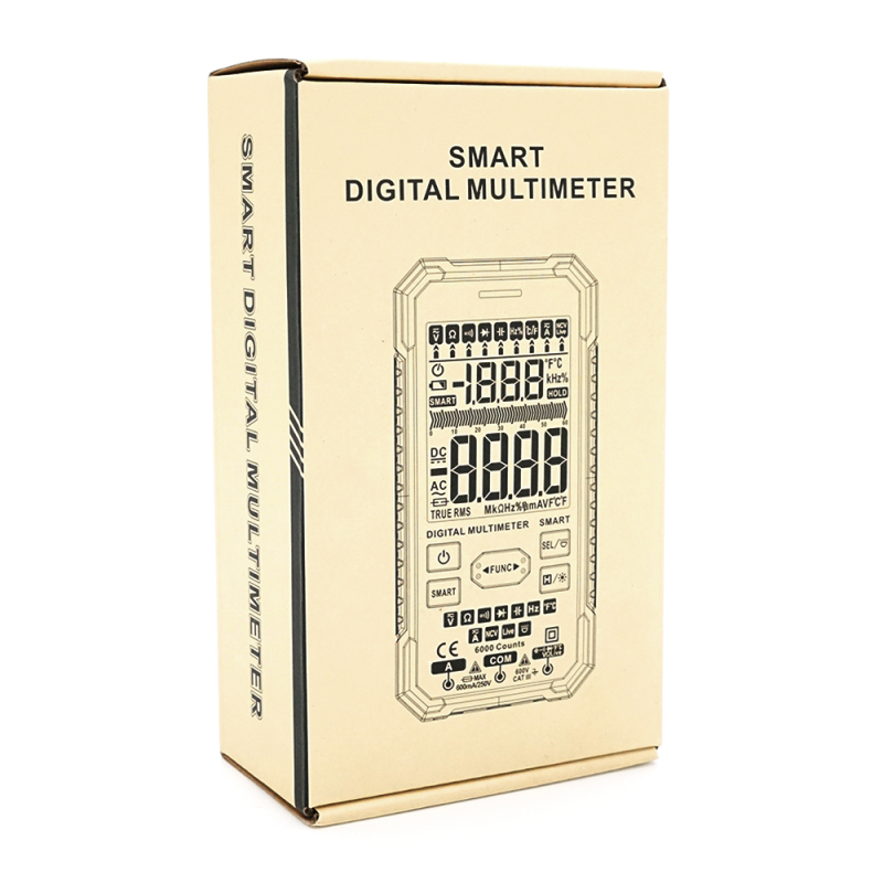 Мультиметр Mayilon HT-127B, вимірювання: V, A, R, C, F, T