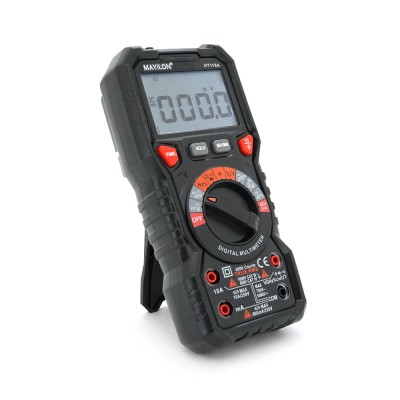 Мультиметр Mayilon HT-118A, вимірювання: V, A, R, C, F, T Мультиметр Mayilon HT-118A, вимірювання: V, A, R, C, F, T