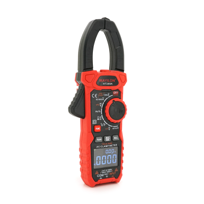 Токові кліщі Mayilon HT-208A Вимірювання: V, A, Ω, C, Hz, DUTY, °C/°F (NCV, True RMS). Функції: Data Hold, Max/Min, REL, продзвонювання, тест діодів