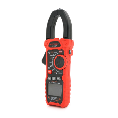 Токові кліщі Mayilon HT-208A Вимірювання: V, A, Ω, C, Hz, DUTY, °C/°F (NCV, True RMS). Функції: Data Hold, Max/Min, REL, продзвонювання, тест діодів