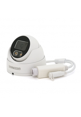 5MП Купольна вулична/внутр камера з мікрофоном GW IPC51D4MP30 2.8mm POE LED Підсвічування