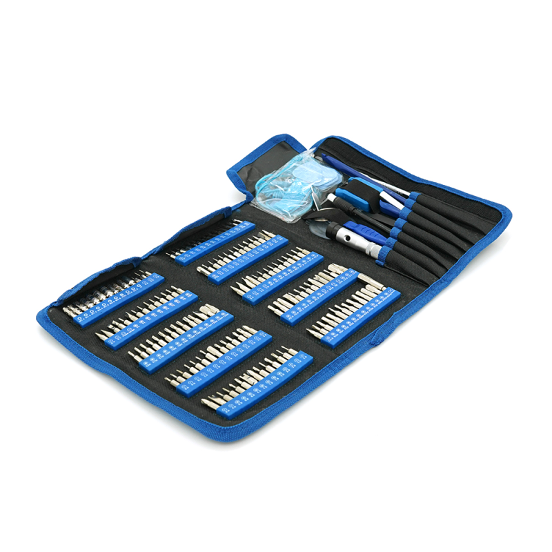 Набір інструментів для ремотна 160-in-1, довжина тримача 88 мм.