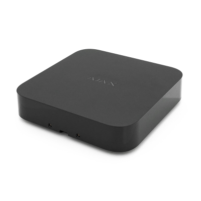 Мережевий відеореєстратор Ajax NVR (8ch) black, роздільна здатність до 4К, підтримка ONVIF/RTSP, декодування H.265/H.264, ємність до 16Тб