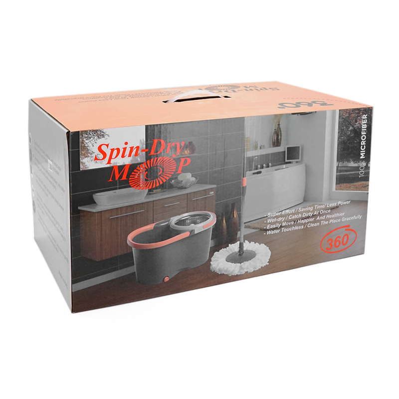 Набір для прибирання Sunrise LV-A04 (швабра та відро з автовіджимом), Q6