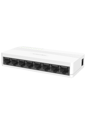 8-портовий комутатор Hikvision DS-3E0508D-E 10/100 Мбіт/1000 Мбіт/сек, 90x43x142 мм
