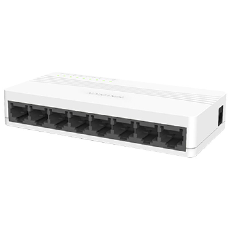8-портовий комутатор Hikvision DS-3E0508D-E 10/100 Мбіт/1000 Мбіт/сек, 90x43x142 мм