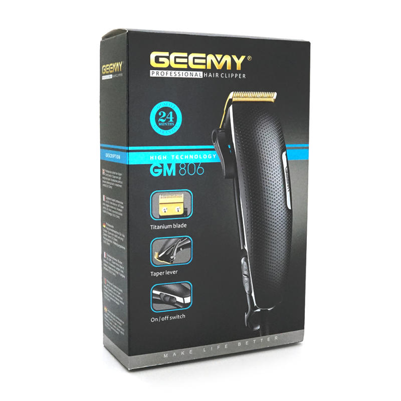 Машинка для стрижки волосся Gemei GM-806, Box