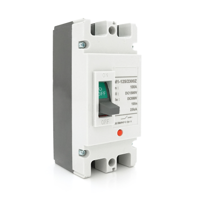 Двополюсний автомат постійного струму MCCB M1-125/2300Z, 100A, DC550-1500V, 25kA