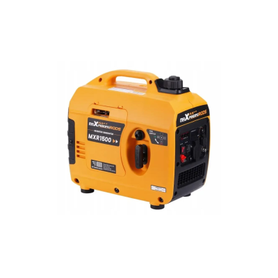 Генератор інверторний Бензиновий MXR1500 (1 kW), однофазний, 220V, 50Hz, об'єм бака 2,4л, ручний запуск