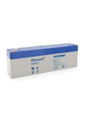 Акумуляторна батарея Ultracell UL2.4-12 AGM 12V 2,4Ah  (178 x 35 x 60) White Q10
