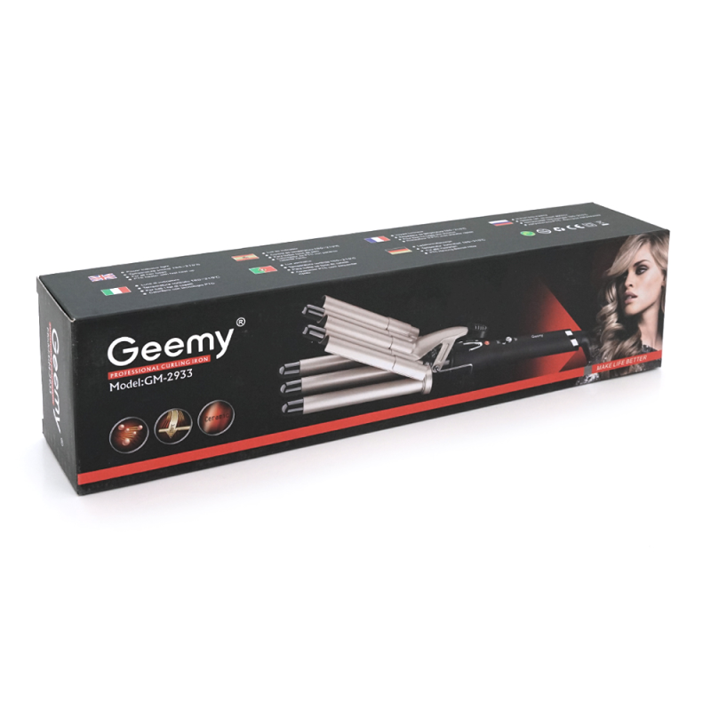 Плойка-щипці для волосся Gemei GM-2933, Box