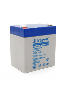 Акумуляторна батарея Ultracell UL5-12 AGM 12V 5 Ah  (90 x 70 x 101) White Q10/420