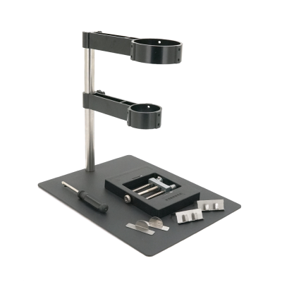 Власник для фена "третя рука" TE-812. Із фіксатором для плат. Робоча поверхня 250×200 мм.