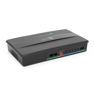 ДБЖ Green Wave-Ritar EcoPlus8100L-100W для роутерів/комутаторів/PON/POE, 5V/USB-2A, 12V/8A, 19V/5A, (16000mAh), Black, BOX, Q10