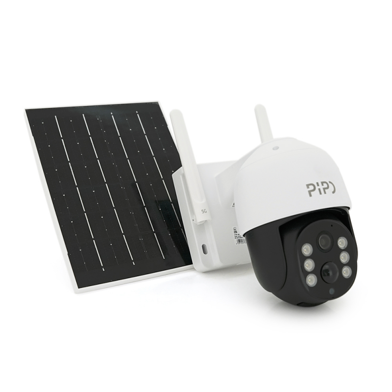 4 Мп 4G відеокамера вулична SD/карта з сонячною панеллю вбудованими АКБ 10400mA PiPo PP-IPC38D4MP25 PTZ 2.8mm ICSee