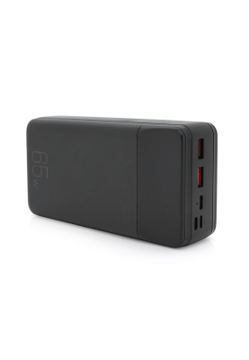 PowerBank XO-PR201 30000mAh, Input: (2xType-C), Output: (2хUSB, 2хType-C), PD65W для Laptop, plastic, Black