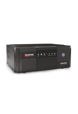 ДБЖ з правильною синусоїдою та швидкою зарядкою Microtek Merlyn SW 1250/12V (825W), під зовнішній АКБ 12V, струм заряду 10A