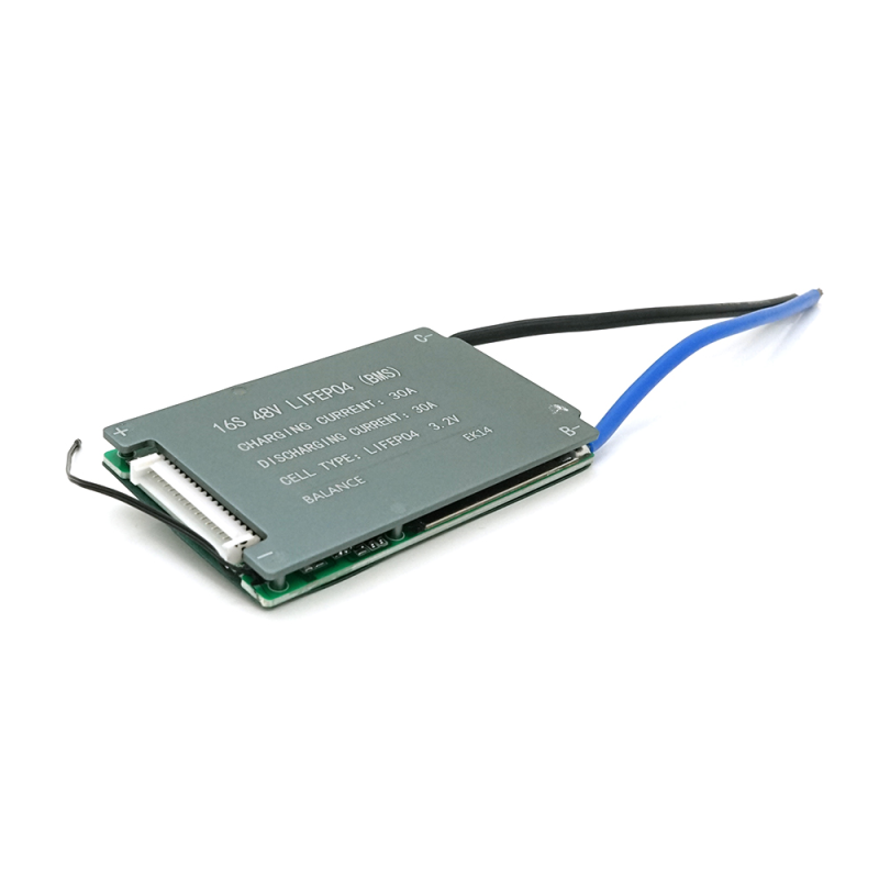 BMS плата  Leiba LiFePo4 48V 16S 30A, алюмінієвий радіатор