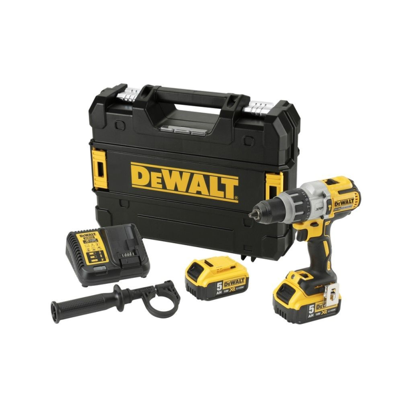 Дриль-шуруповерт акумуляторний безщітковий DeWALT DCD996P2, зарядка + 2 акумулятори, Box