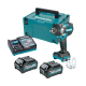 Ударний гайковерт Makita TW007GM201, зарядка + 2 акумулятори, Box