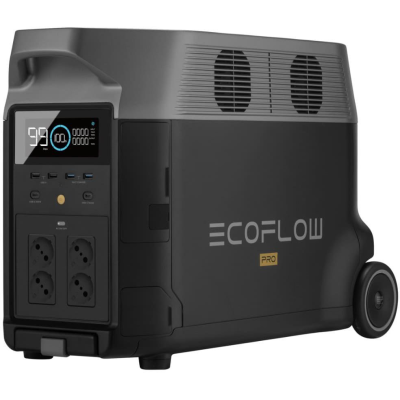Портативна зарядна станція EcoFlow DELTA Pro (ємність 3600 Вт·ч), 3500 циклів, потужність 3600 Вт (пікова 4500 Вт), 635x284x420 мм, вага 45 кг