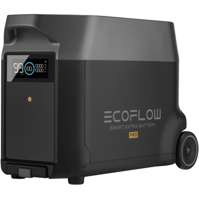 Додаткова батарея EcoFlow DELTA Pro Extra Battery (ємність 3600 Вт · год), 3500 циклів, LiFePO4, 635x285x416 мм, вага 38 кг