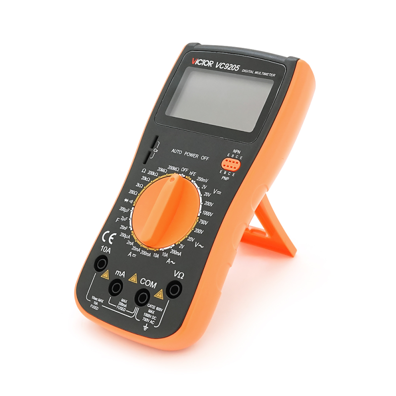 Мультиметр Victor VC9205, вимірювання: V, A, R, С, F
