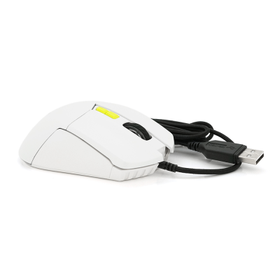 Ігрова миша провідна PHANTOM II VX6, 7 кнопок, 400-7200 DPI, Led Lighting RGB, 1,8м, Windows XP/Vista/Win7/8/10/11 Mac OS X, White, COLOR BOX