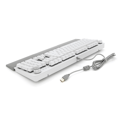 Клавіатура USB Fantech MK853V2 SPACE EDITION, довжина кабелю 135см, (Eng/Укр/Рус), White, 104к, Q10 Клавіатура USB Fantech MK853V2 SPACE EDITION, довжина кабелю 135см, (Eng/Укр/Рус), White, 104к, Q10