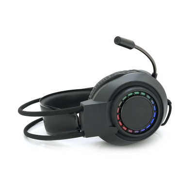 Ігрові навушники з мікрофоном Fantech HQ55 PORTAL, 7.1-Channel, RGB, Black, Color Box