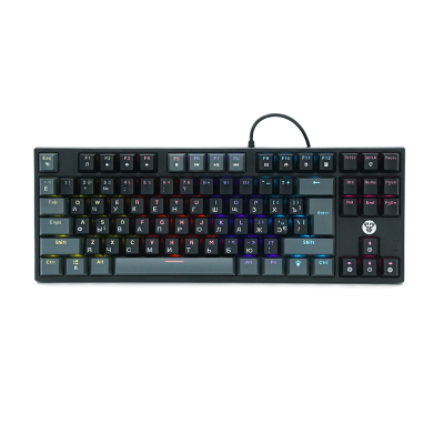 Клавіатура USB Fantech ATOM MK876, (Eng/Укр/Рус), Black(red switch), 87к, Q10