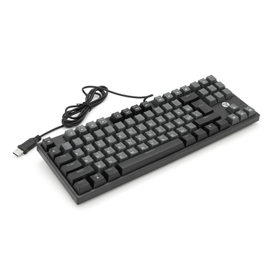 Клавіатура USB Fantech ATOM MK876, (Eng/Укр/Рус), Grey (red switch), 87к, Q10 Клавіатура USB Fantech ATOM MK876, (Eng/Укр/Рус), Grey (red switch), 87к, Q10