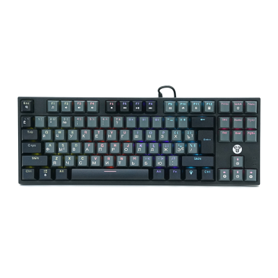 Клавіатура USB Fantech ATOM MK876, (Eng/Укр/Рус), Grey (red switch), 87к, Q10