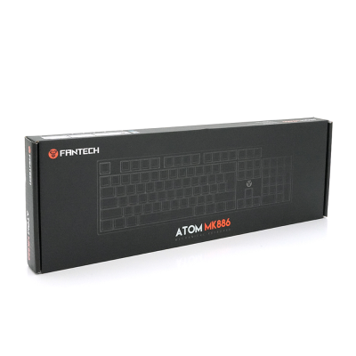 Клавіатура USB Fantech ATOM MK886, (Eng/Укр/Рус), Grey (red switch), 104к, Q10