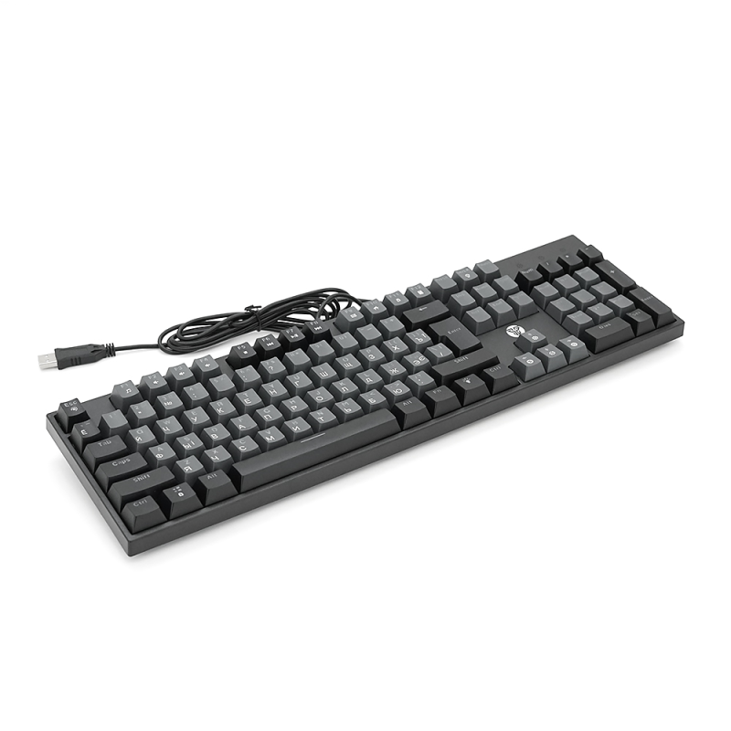 Клавіатура USB Fantech ATOM MK886, (Eng/Укр/Рус), Grey (red switch), 104к, Q10
